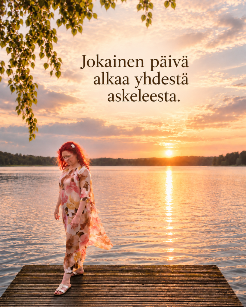sari yksi askel teksti